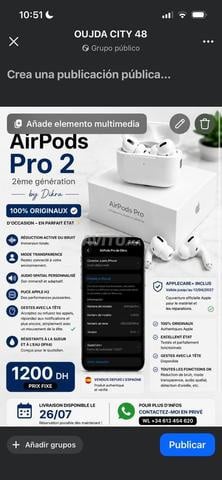 AirPods Pro 2 Apple Originaux USB-C AppleCare