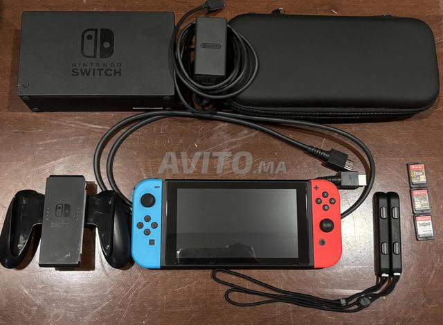 نينتندو سويتش OLED، حقيبة، 3 ألعاب