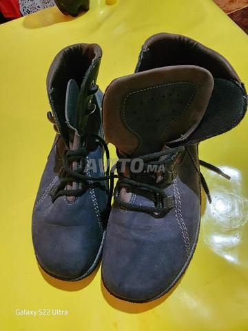 Chaussures daim gris
