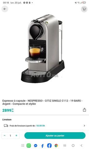 Machine à café Nespresso CitiZ 19bar