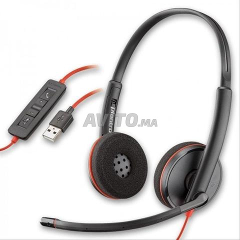 سماعة رأس مايكروفون بولي بلاك واير 3220 USB-C – جديدة