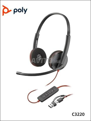 Casque micro Poly Blackwire 3220 USB-C – Neuf