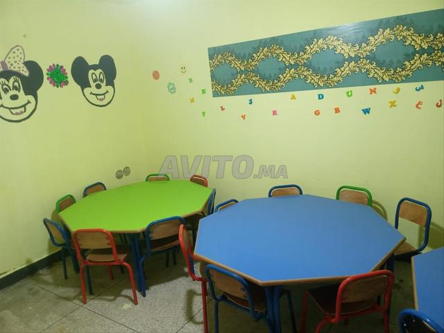 Table avec 10 chaises pour maternelle / crèche - 2