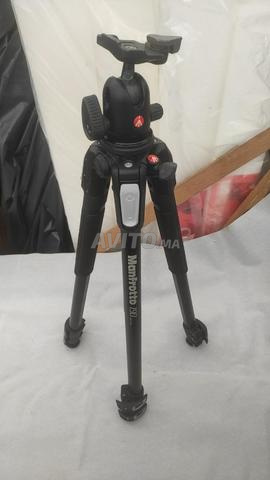 Trépied Manfrotto 190 avec rotule 496RC2 originale - 2