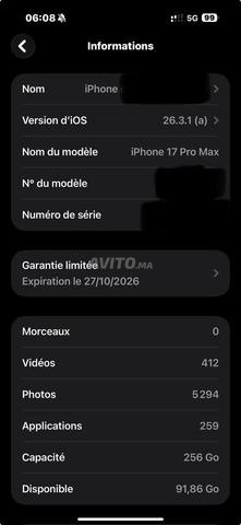 iPhone 17 Pro Max État neuf - 2