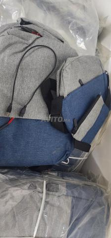 حقيبة ظهر 3 قطع مع كابل USB - 2