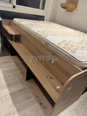 Lit avec rangement, sommier et matelas à vendre - 2