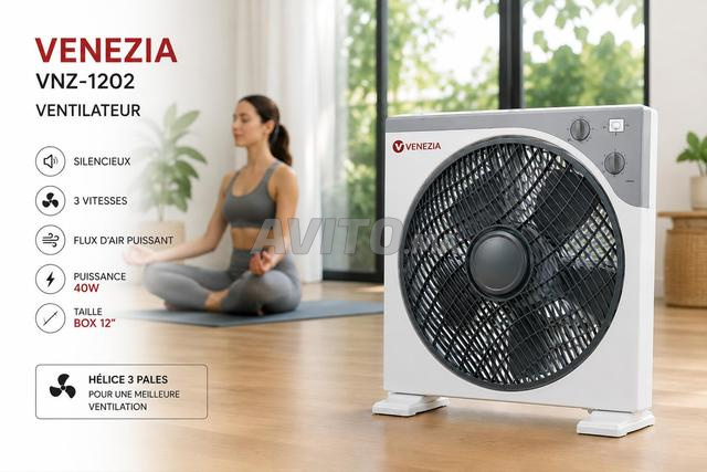 VENEZIA VNZ-1202 Ventilateur 40W Silencieux
