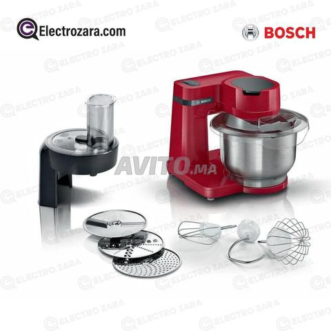 Bosch MUMS2ER01 عجانة بوش مطبخ آلة حمراء 3.8 لتر (700 واط)