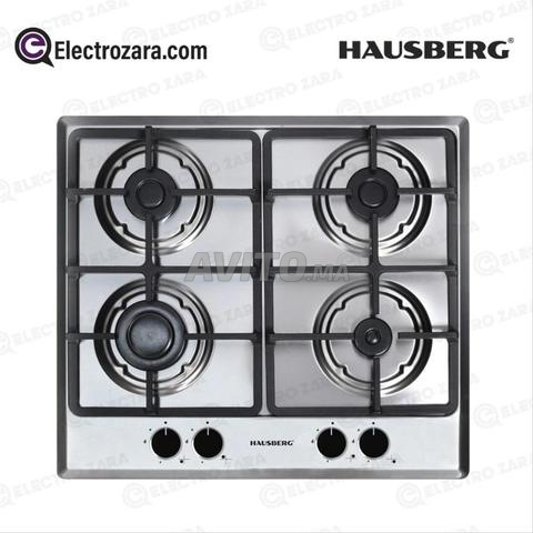 Hausberg HB-556IN Plaque de Cuisson Gaz 4 FeuxInox