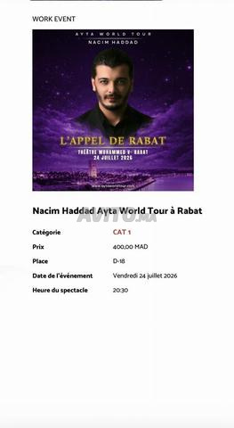 Billet spectacle Nassim Haddad 24 juillet