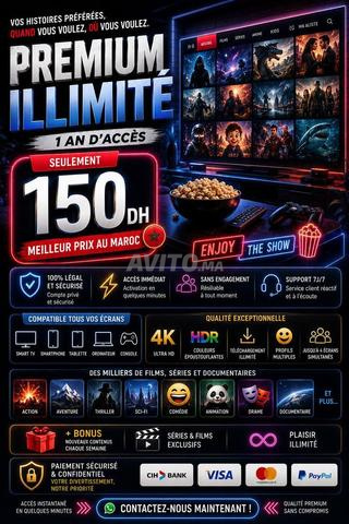 Netflix Premium 4K Garanti 1 an