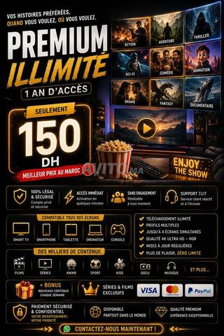 Netflix Premium 4K Garanti 1 an