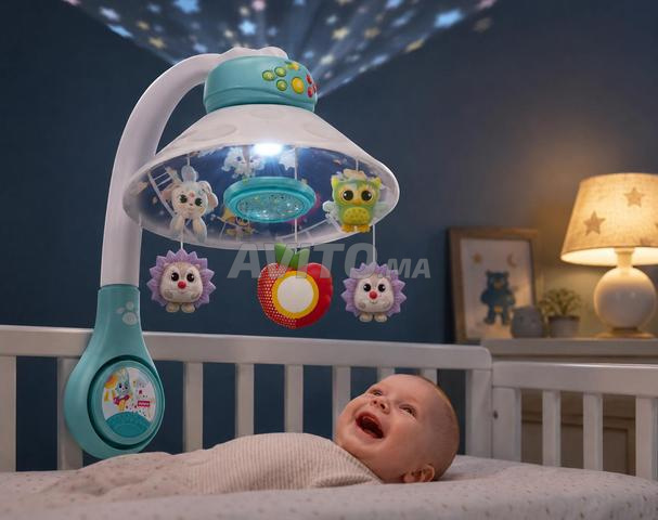 Veilleuse, Projecteur & Mobile Musical pour Bébé