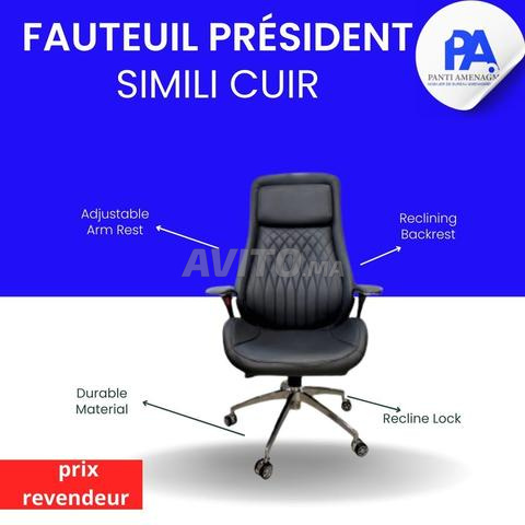 Fauteuil visiteur en simili cuir prix revendeur