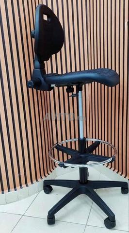chaise de bureau avec roulette \fauteuil en cuir - 2