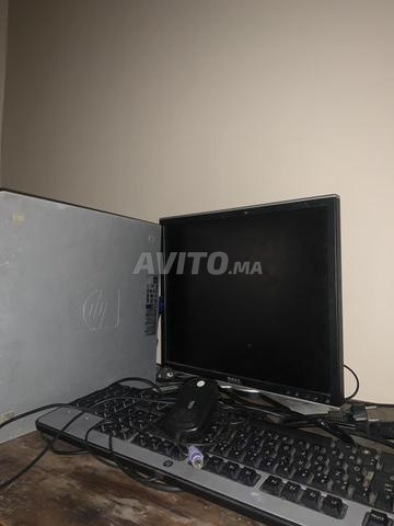 Pc bureau hp écran dell avec clavier et souris