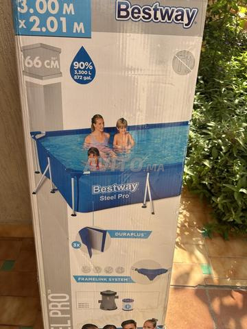 حوض سباحة Bestway جديد خارجي 300*200*66 - 2