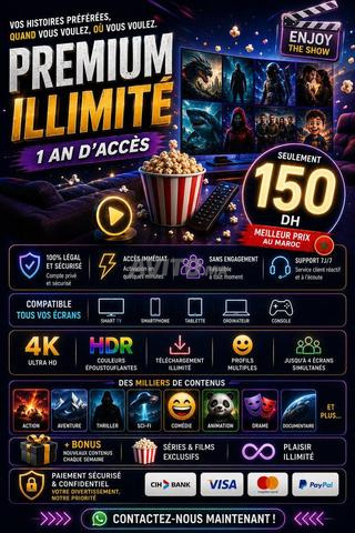 نتفليكس بريميوم 4K مضمون لمدة سنة