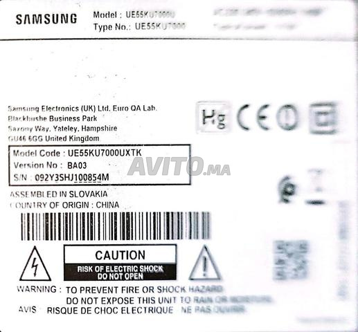 TV Samsung 4K UHD Smart 2016 Endommagé - 2