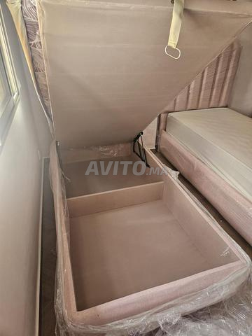 سرير تخزين 90x190 بدون مرتبة 1200 درهم للسرير - 2