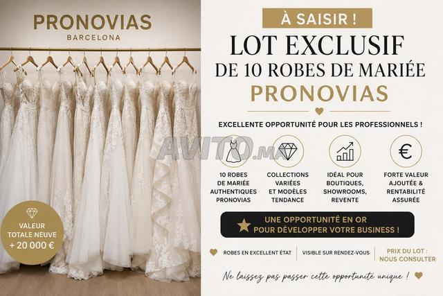 Lot de 10 robes de mariée Pronovias 