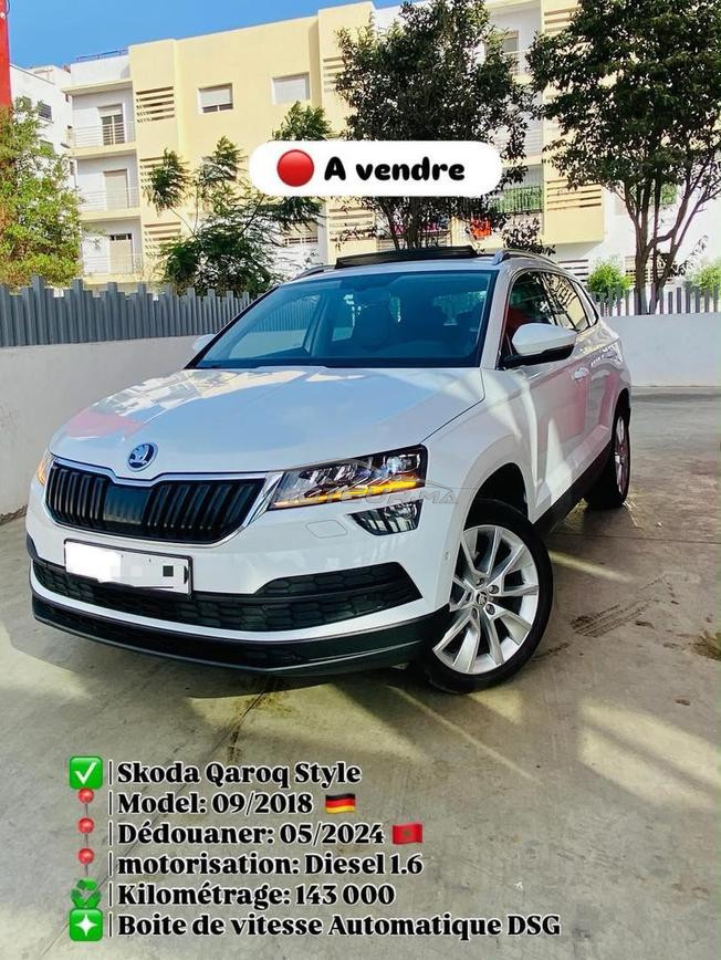 Skoda Karoq Diesel Automatique 2018 à Had Soualem