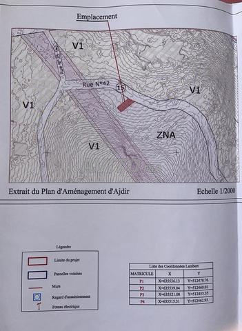 Terrain 232 m² à vendre à Ajdir, Alhoceima