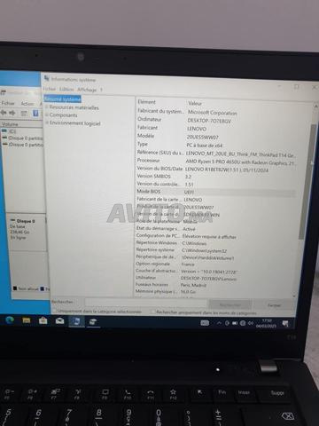 Lenovo Thinkpad T14 Ryzen 5 Pro 4650U 16Go 256SSD - 2