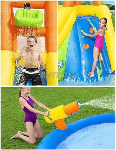 Toboggan Aquatique Gonflable Extérieur 435x286CM - 2