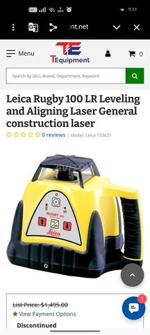 Niveau rotatif Leica Rugby 100LR - 2