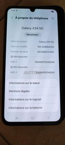 Samsung Galaxy A34 comme neuf - 2