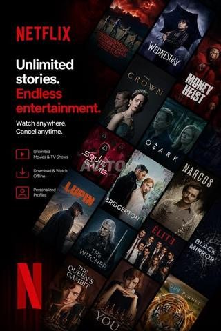 حساب نتفليكس بريميوم 4K 🔒🍿