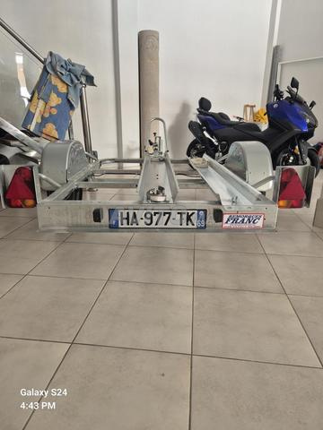 Remorque moto avec rampe - 2