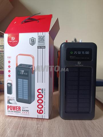 Power Bank Solaire 60000mAh - Fast Digital FD-T638 | - 2