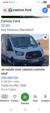 Vente de mon camion frigorifique