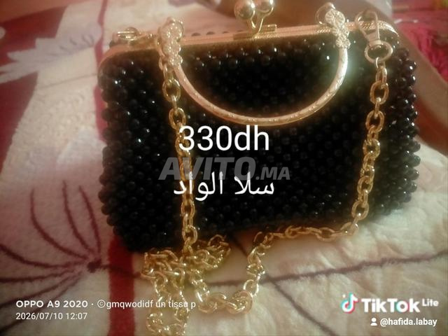 حقائب يد نسائية بالعقيق والكريستال الممتاز - 2
