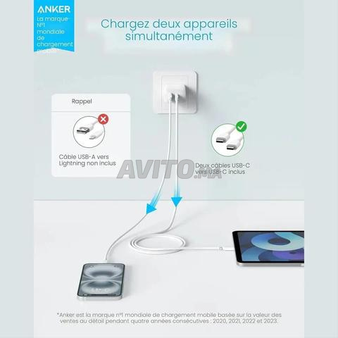 شاحن Anker بقوة 20 واط بمنفذين - 2