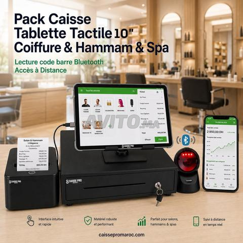 Pack Tablette Caisse tactile Coiffure/Hammam/Spa