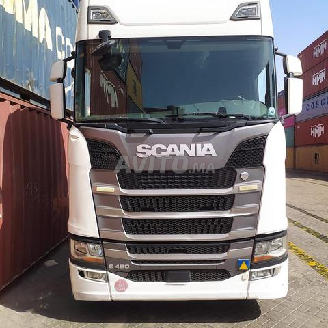 🚛 Tracteur Scania S450 avec remorque plateau - 2