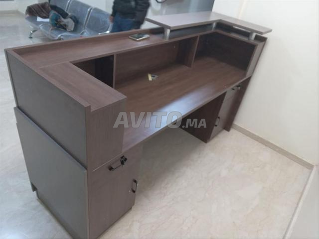 Comptoir de Réception en MDF — مكتب استقبال - 2