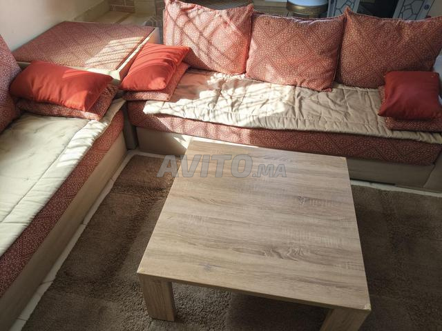 Salon andalou en L avec table basse - 2