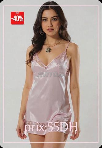 بيجامة من الساتان – موديل أنيق (تركيا)