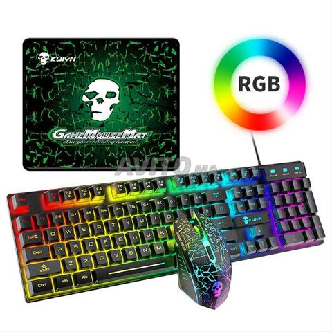Combo Clavier Gamer RGB et Souris Tapis - 2