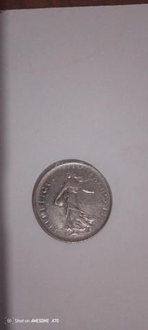 Ancienne pièce française 5 francs 1973