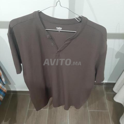 تيشيرت سيليو بياقة تونسية مقاس XL - 2
