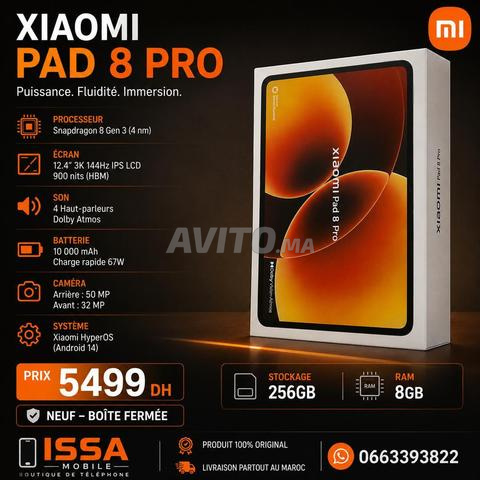 Xiaomi pad 8 pro 256 Go 8Go