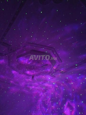 أباجورة عرض النجوم مع مكبر صوت بلوتوث - 2