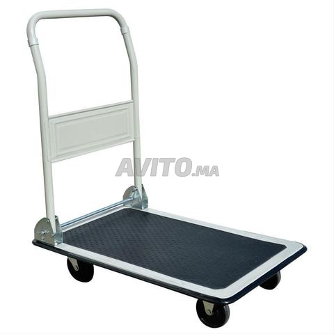 Chariot Plateau Pliable Professionnel – État Neuf