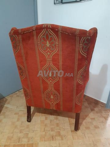 Fauteuil Wingback Vintage - 2